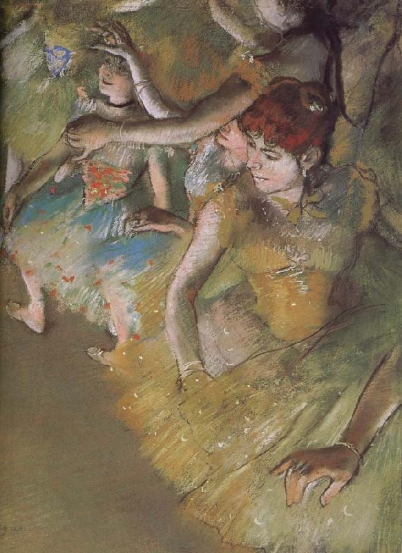 Edgar Degas ballerina  on the stage oil painting image